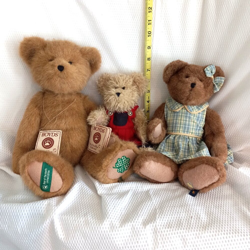 Boyd Bears Set of 3 , All Different Sizes
